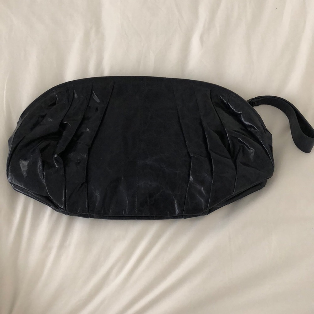 MS by Martin Sitbon navy blue leather bag